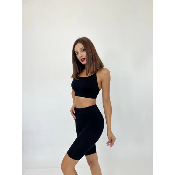 13152 FİTİLLİ ŞORTSİYAH