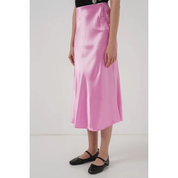 15806 Saten Etek  Pembe