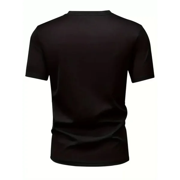 20/1 Penye Compack Baskılı Oversize Bisiklet Yaka Kısa Kol T-shirt - Siyah