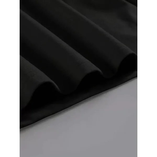 20/1 Penye Compack Baskılı Oversize Kahve Desenli Kadın Kısa Kol Yazlık T-shirt - Siyah