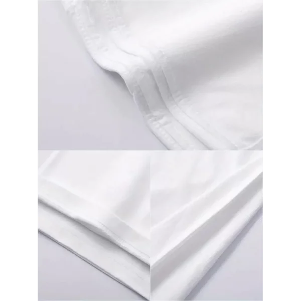 20/1 Penye Compack Bisiklet Yaka Kore tarzı sevimli ayı baskı Kısa Kol Erkek t-shirt - Beyaz