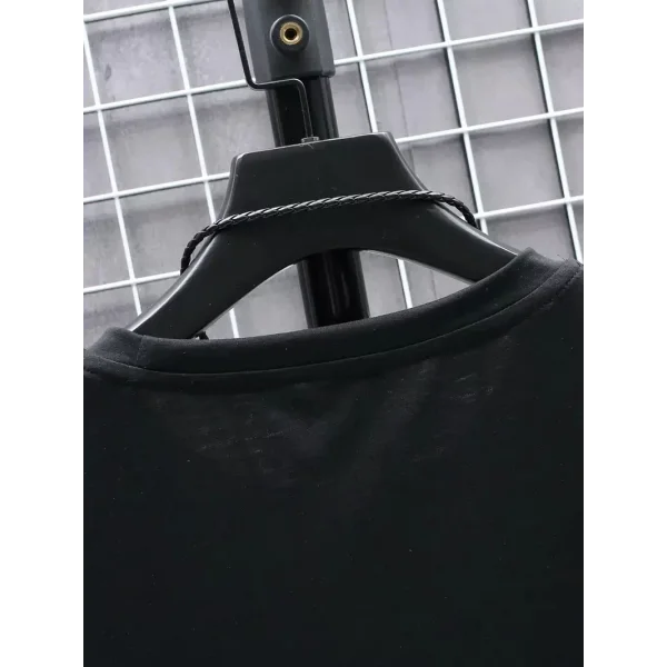 20/1 Penye Compack FUTRE Baskılı Oversize Kısa Kol Bisiklet Yaka T-shirt - Siyah