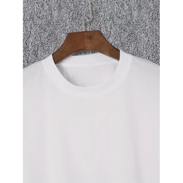 20/1 Penye Compack I TRIED TO WARN YOU. Baskılı Oversize Bisiklet Yaka T-shirt - Beyaz