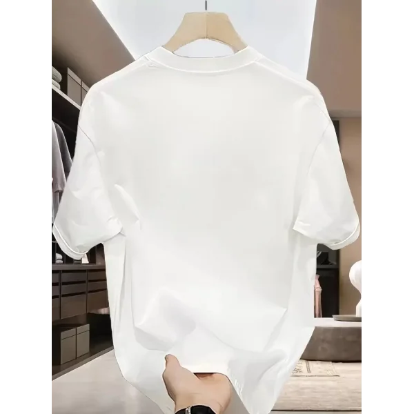 20/1 Penye Compack Özgür kuşlar Baskılı Oversize Bisiklet Yaka T-shirt - Beyaz