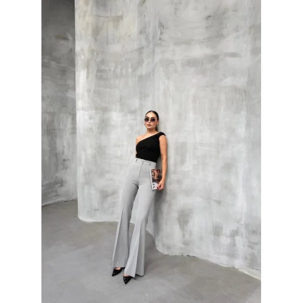 230 Gr Poly Viscose Full Lycra İspanyol Paça Pantolon