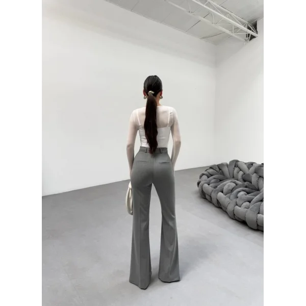 230 Gr Poly Viscose Full Lycra İspanyol Paça Pantolon