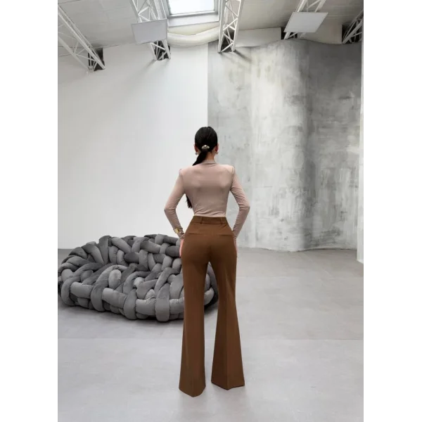 230 Gr Poly Viscose Full Lycra İspanyol Paça Pantolon