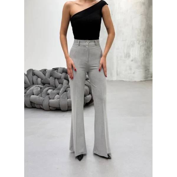 230 Gr Poly Viscose Full Lycra İspanyol Paça Pantolon