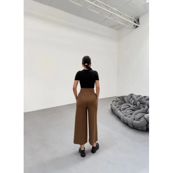 230 Gr Poly Viscose Full Lycra Metal Toka Aksesuarli Pantolon