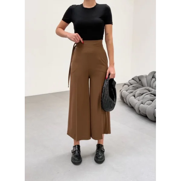 230 Gr Poly Viscose Full Lycra Metal Toka Aksesuarli Pantolon