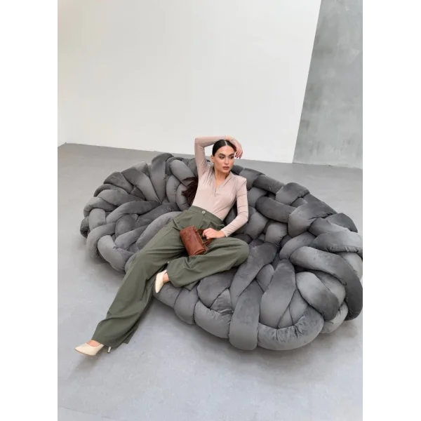 230 Gr Poly Viscose Full Lycra Pi̇leli̇ Palazzo Pantolon