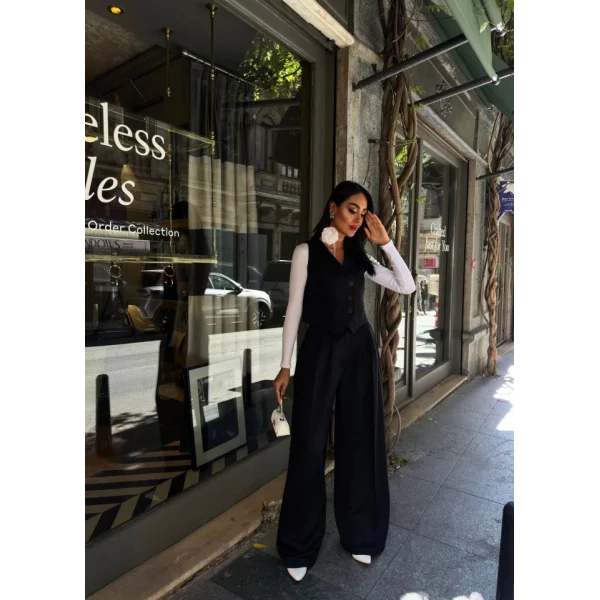 330 Gr Poly Viscose Astarli Suit Takim