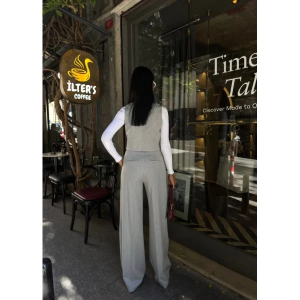 330 Gr Poly Viscose Astarli Suit Takim