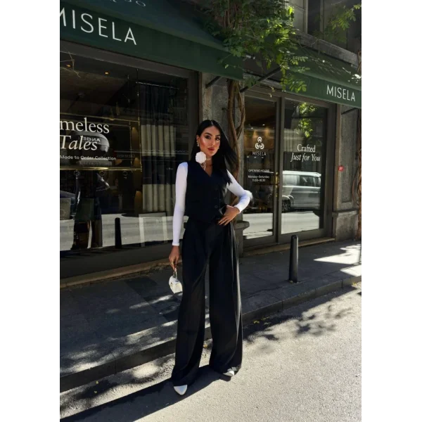 330 Gr Poly Viscose Astarli Suit Takim