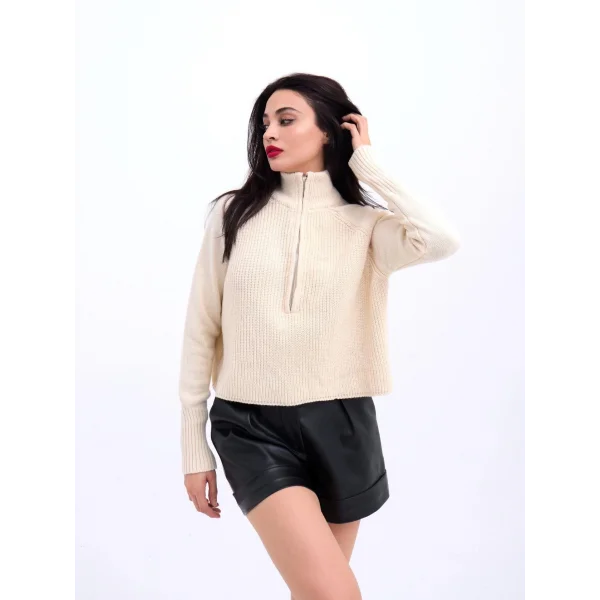 3309 FERMUARLI KAZAK-KREM