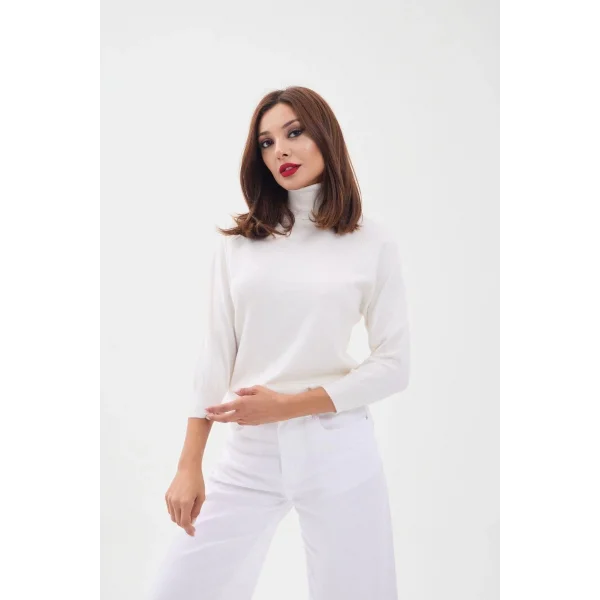 4212 TRİKO FAKİR KOL BALIKÇI KAZAK-EKRU