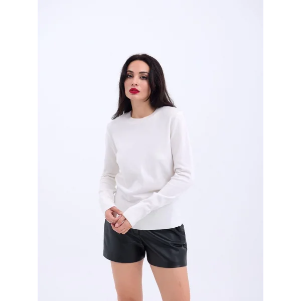 4217 TRİKO BASİC KAZAK-EKRU