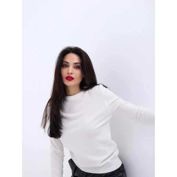 42281 TRİKO SALAŞ KAZAK-EKRU