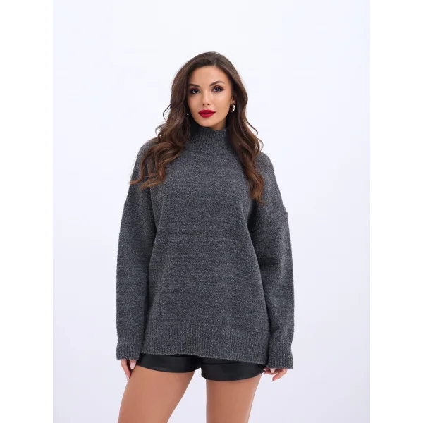 43141 TRİKO YARIM BALIKÇI SALAŞ KAZAK-ANTRASİT