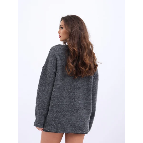 43141 TRİKO YARIM BALIKÇI SALAŞ KAZAK-ANTRASİT