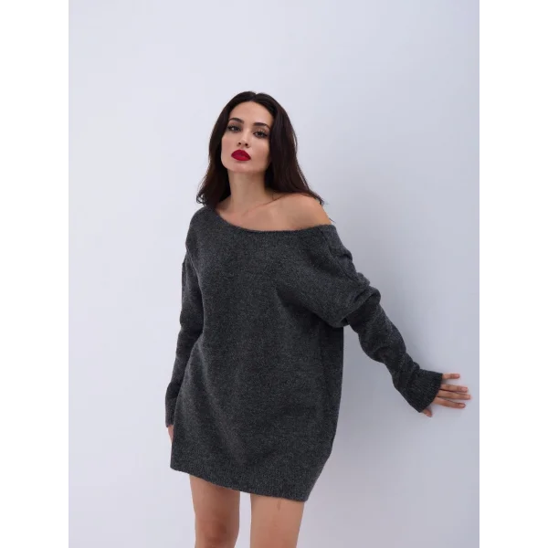 43221 TRİKO ARKA V SALAŞ KAZAK-ANTRASİT