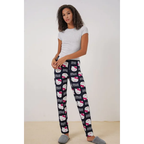 4323 Desenli Pijama Altı - A.Lacivert