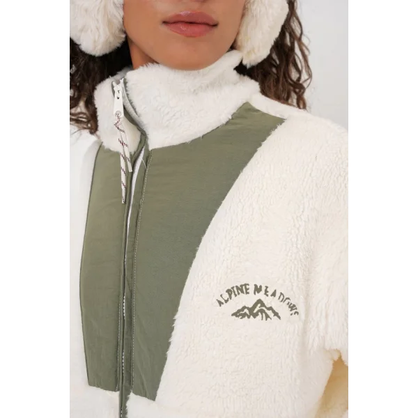 5194 Peluş Mont Ceket  Çağla