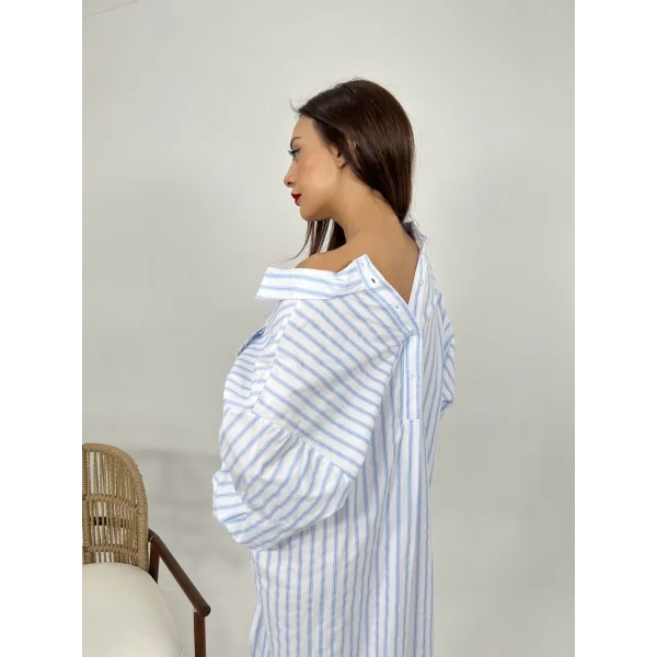 5216 GÖMLEKLOS ANGELES ÇİZGİLİ