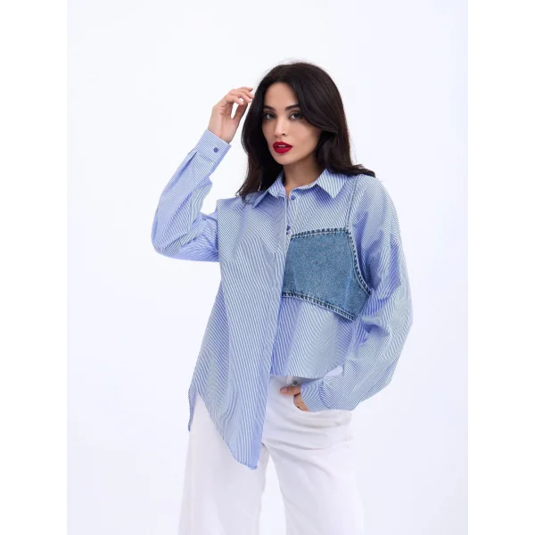 5419 GÖEKAVİ BEYAZ ÇİZGİİ