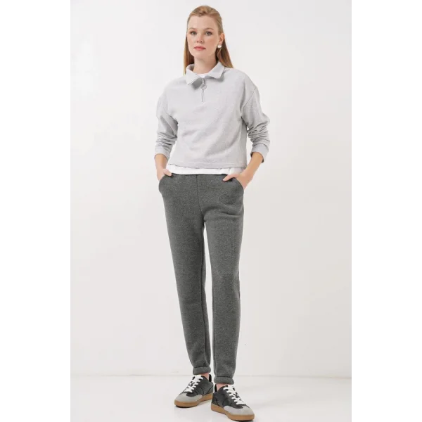 55450 Üç İplik Eşofman Altı  Antrasit