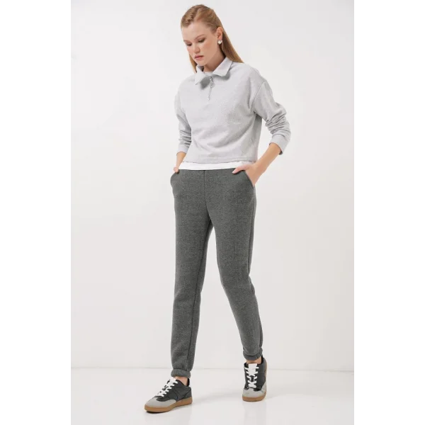 55450 Üç İplik Eşofman Altı  Antrasit