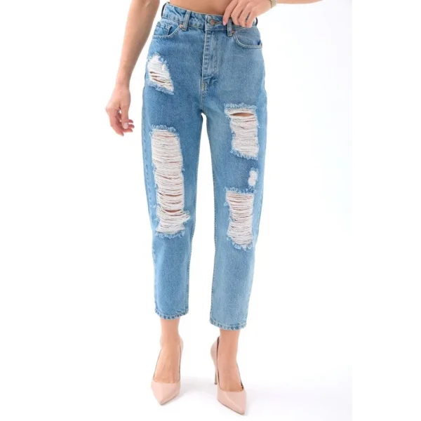 5847 KOT PANTOLON-MAVİ