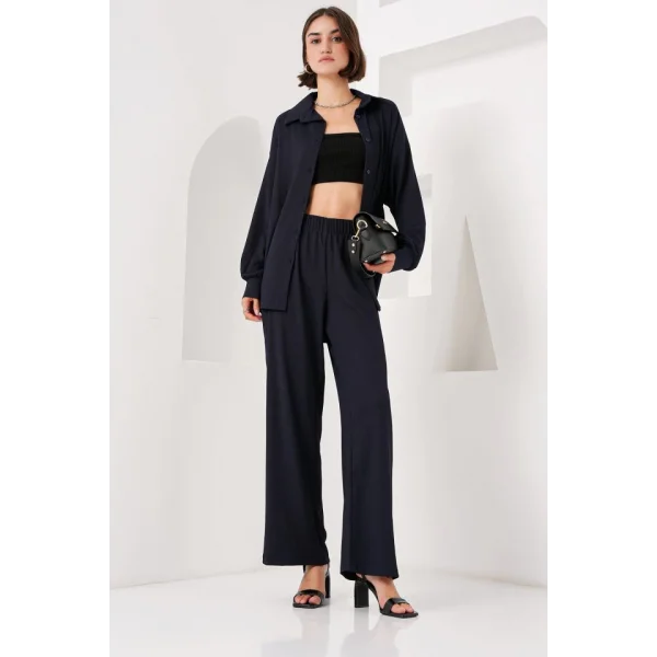 5858 Örme İkili Takım - C.Lacivert