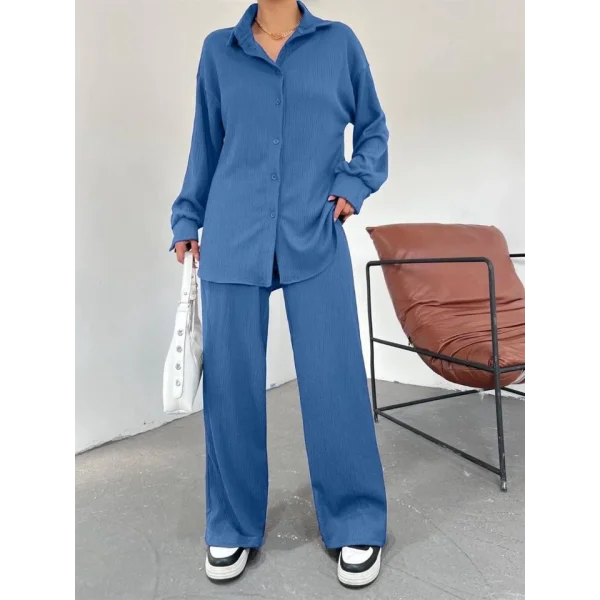 5858 Örme İkili Takım - İndigo