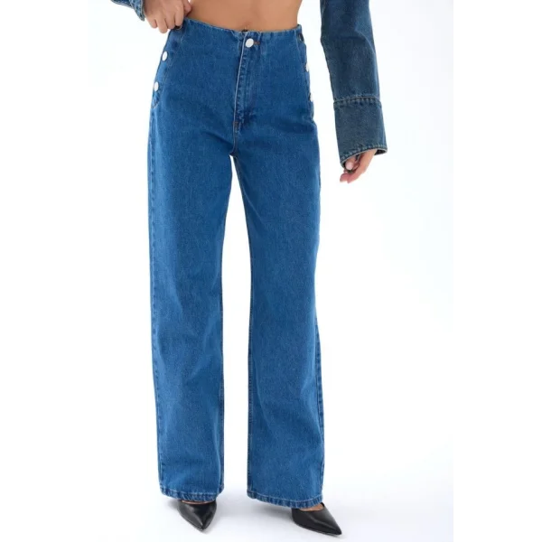 5997 KOT PANTOLON-MAVİ