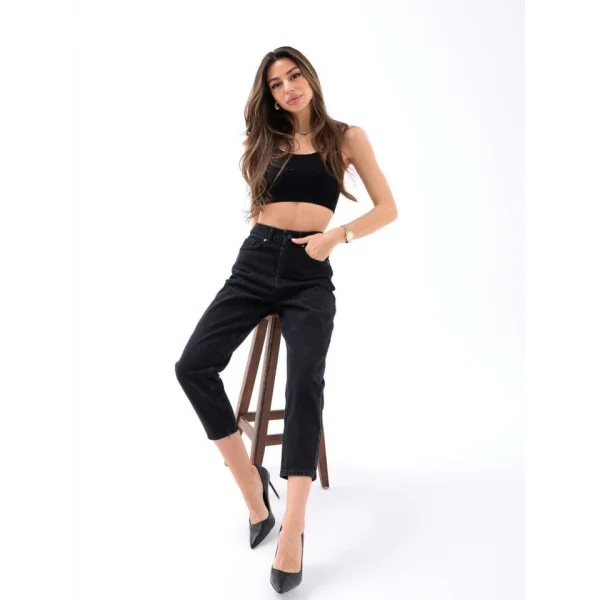 6039 KOT PANTOLON-SİYAH