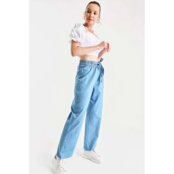 6469 BOL PAÇA JEANS PANTOLON  Mavi