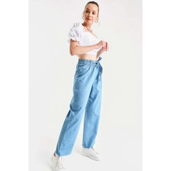 6469 BOL PAÇA JEANS PANTOLON  Mavi