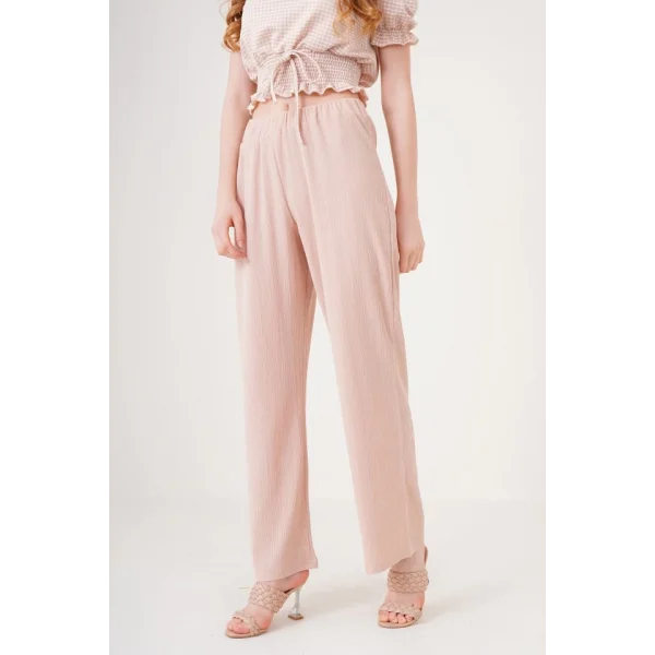 6543 Örme Pantolon  Bisküvi