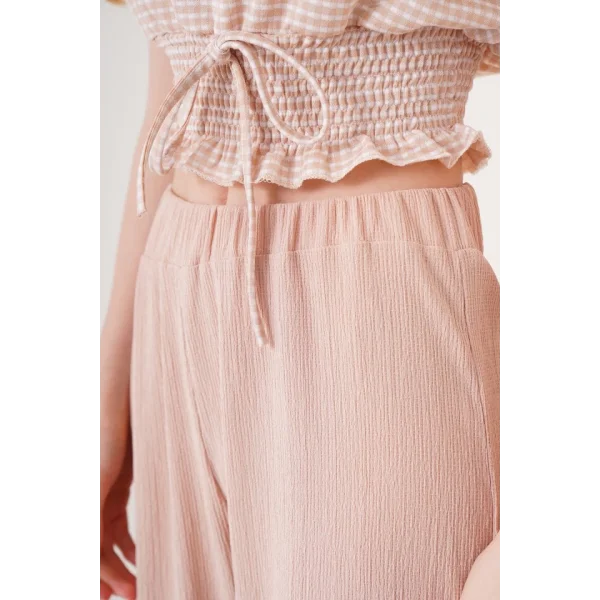 6543 Örme Pantolon  Bisküvi