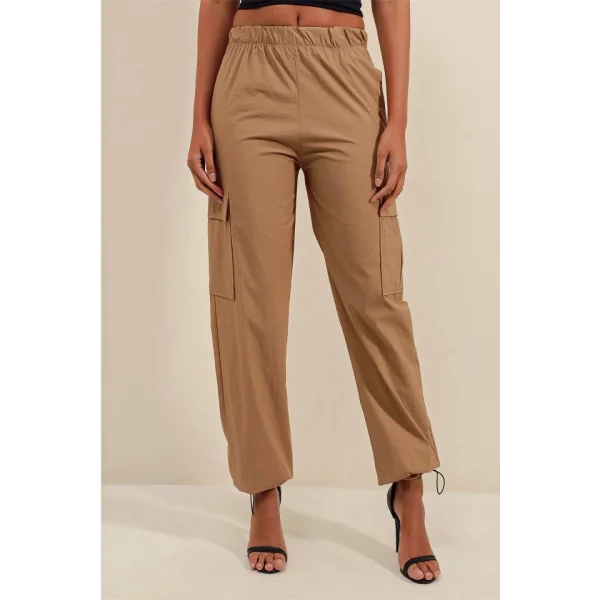 6581 Paraşüt Pantolon  Bisküvi