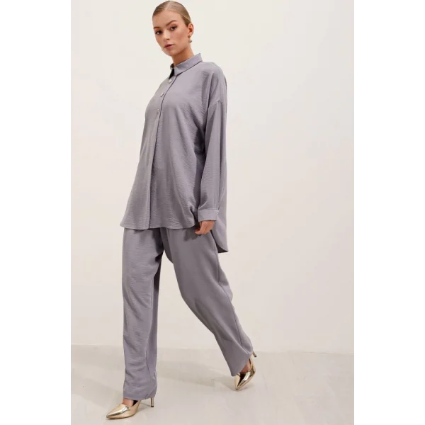 6631 Oversize Alt-Üst Takım - Gri