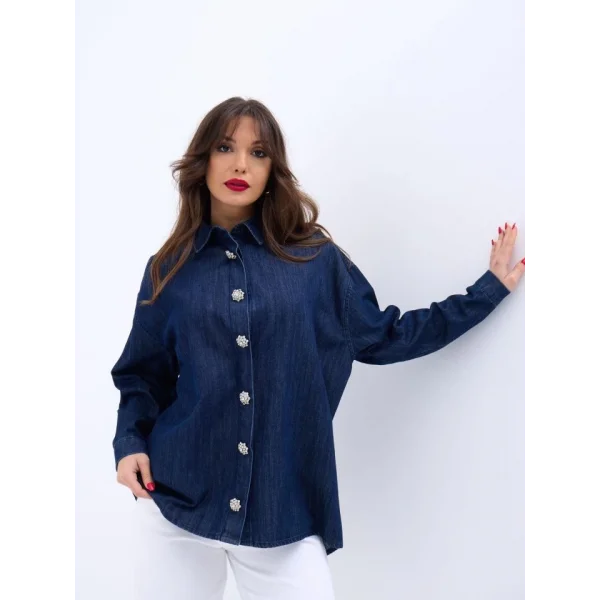 6633 KOT GÖMLEK-MAVİ