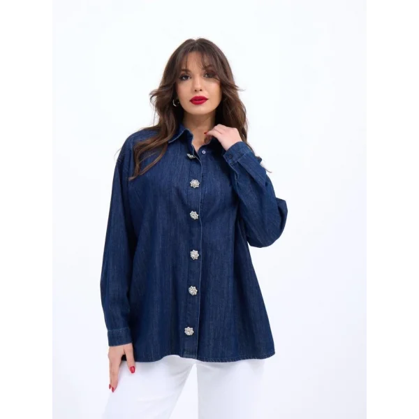 6633 KOT GÖMLEK-MAVİ