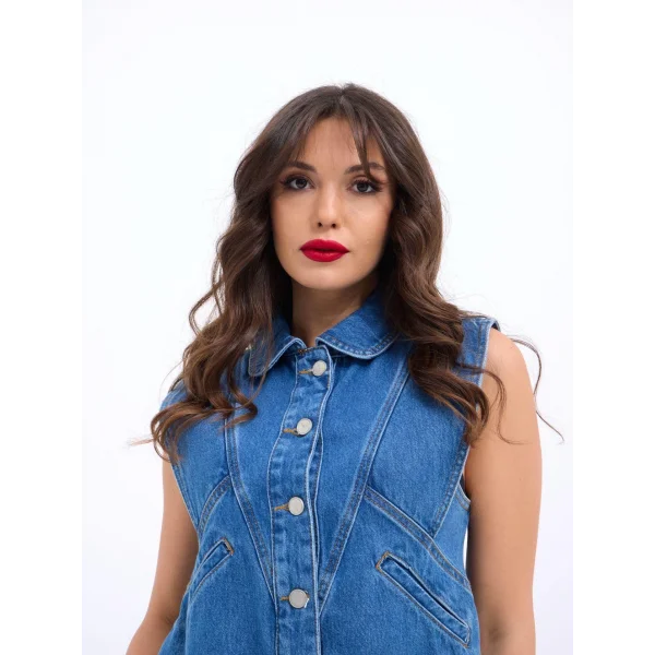 6778 KOT YELEK-MAVİ