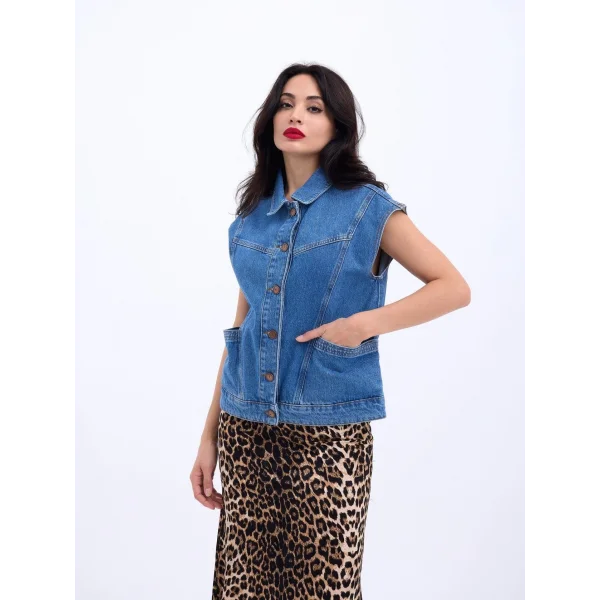 6820 KOT YELEK-MAVİ