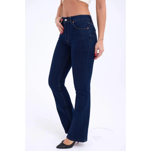 6895 FLARE DENİM-KOYU MAVİ