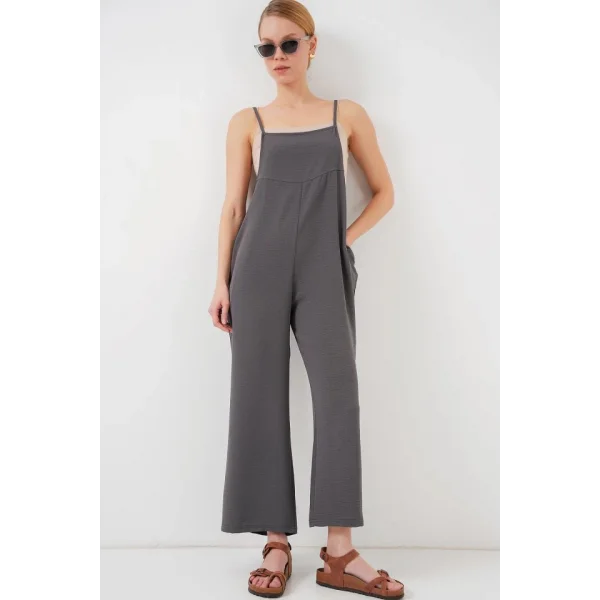 7019 Askılı Bahçivan Tulum - Antrasit