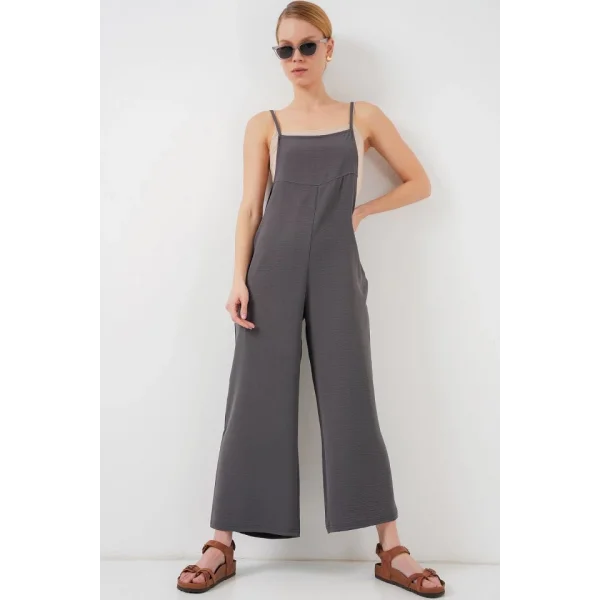 7019 Askılı Bahçivan Tulum - Antrasit