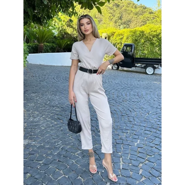 7022 Kemerli Örme Tulum  Bisküvi